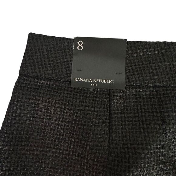 Banana Republic size 8 Woven Tweed Textured Pencil Skirt NEW - Picture 4 of 10
